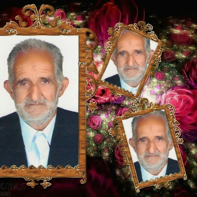 مهربان پدرمان حاج حسن خزاعی فدافن