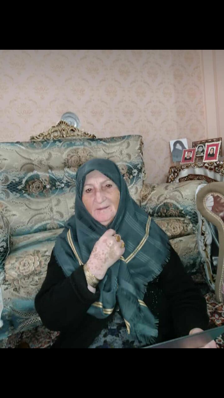 مادرم عزیزه محمدی
