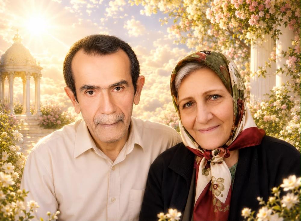 حاج ابوالحسن و حاجیه پروانه نصیری پور        شکورنژادماسوله