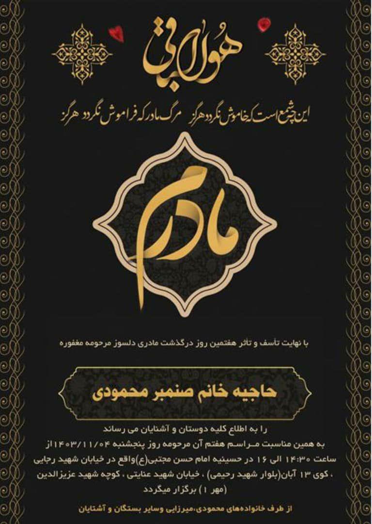 صنمبر محمودی