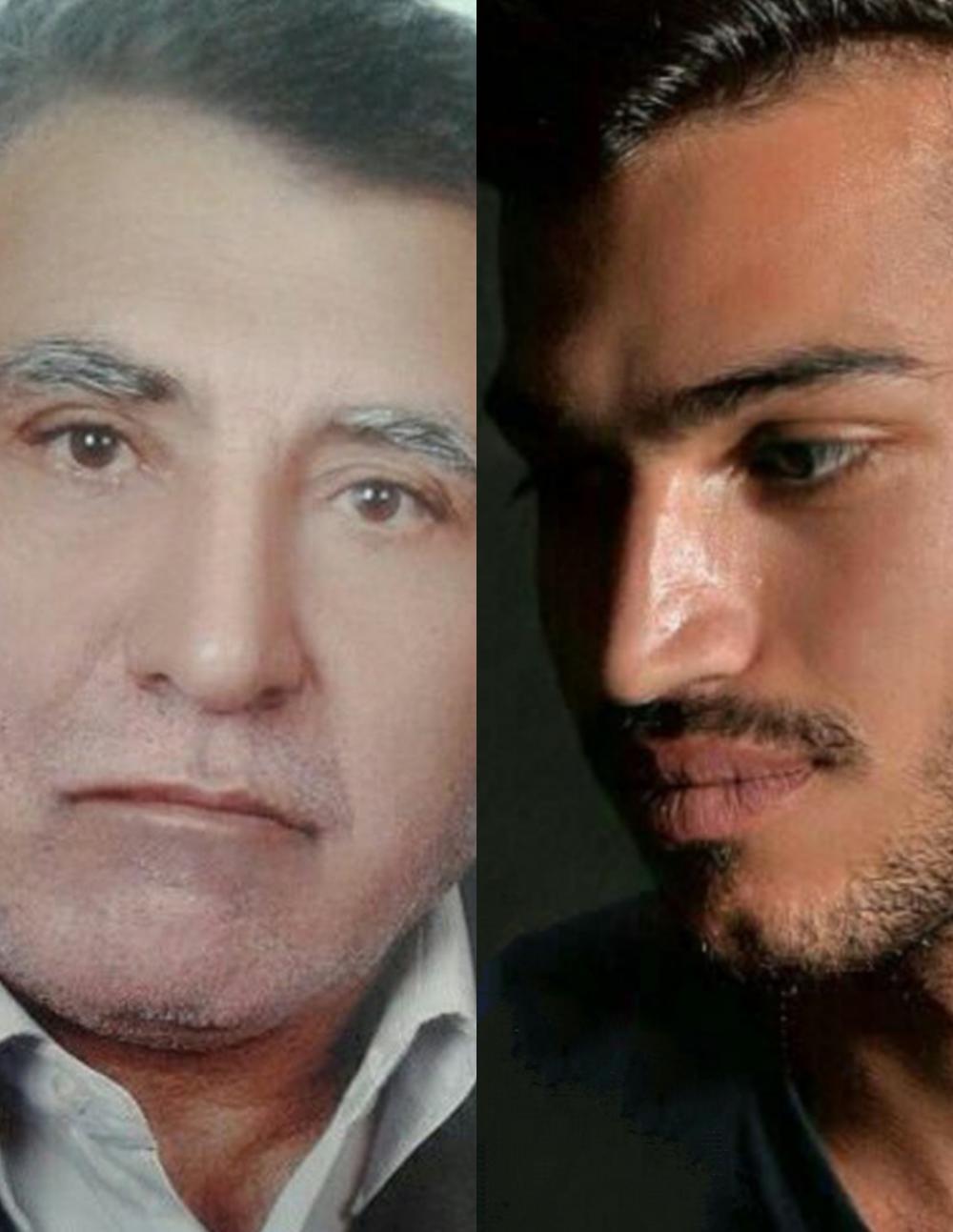 جانبازشهید اله کرم و جوان ناکام رضا فاربی