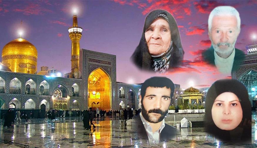 مرحوم ابراهیم فریدونی و مرحوم احمد حسین زاده مرحومه عینی زارع مقدم و مرحومه معصومه فریدونی