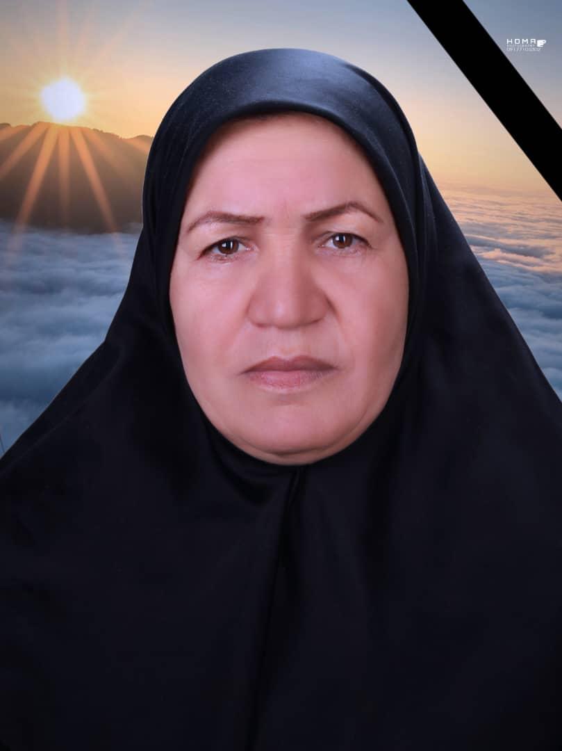 منور شهبازی ده پاگائی همسر کربلایی مهدی مظفری