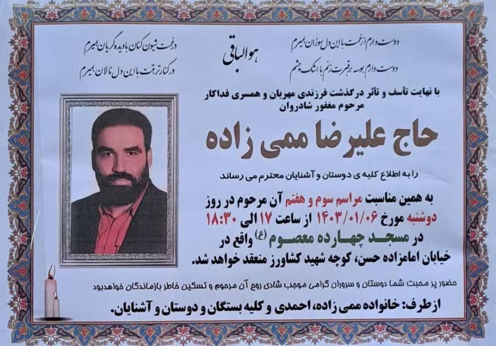 علیرضا ممی زاده