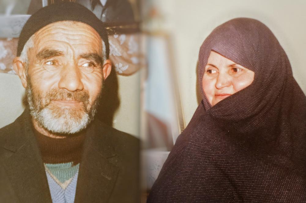 حاج سلمان ملائی و سیده فخرالسادات قنوعی ...
