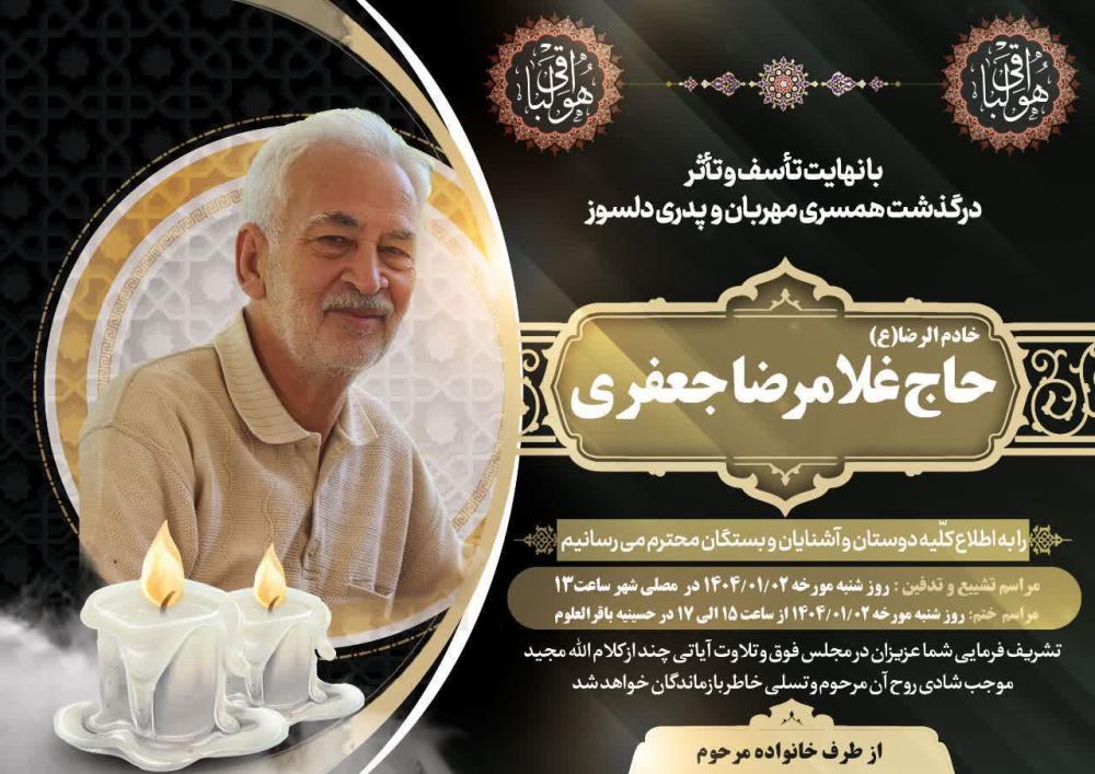 حاج غلامرضا جعفری