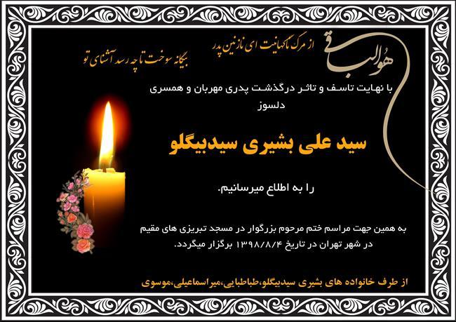 سیدعلی بشیری سیدبیگلو