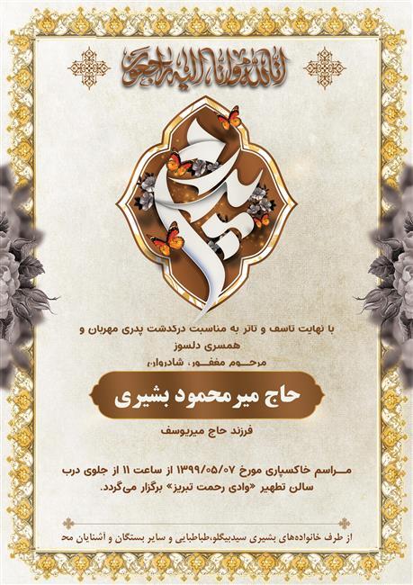 میر محمود بشیری سیدبیگلو