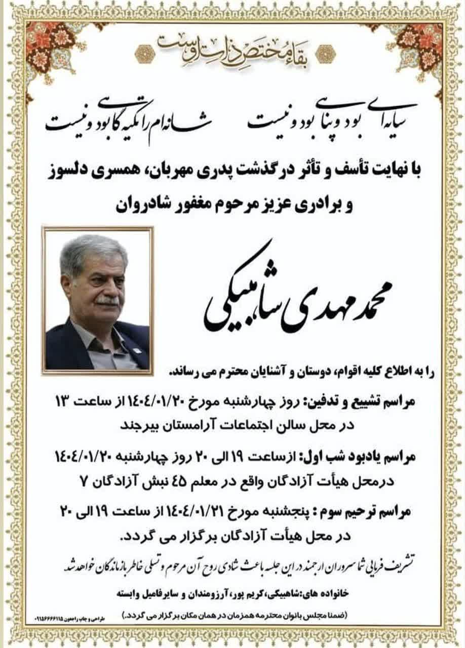 محمد مهدی شاهبیکی