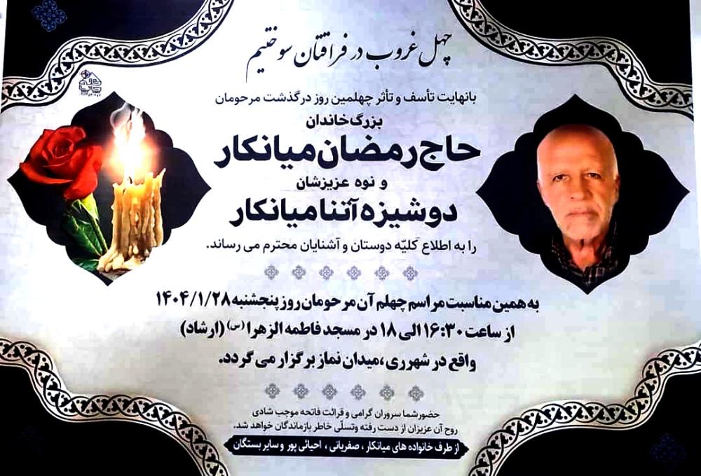 رمضان میانکار و آتنا میانکار