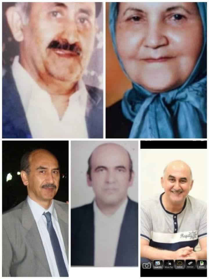 حاج سیدیوسف حاجیه اغابیگم سیدعباس سیدعلی و سیدمصطفی قهاری
