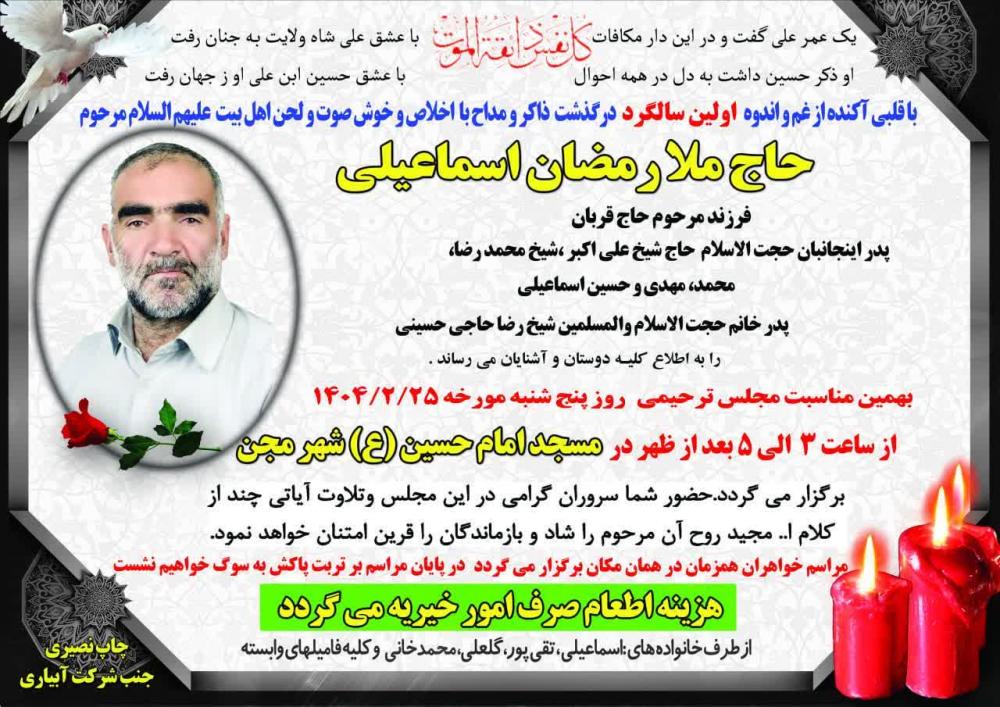 حاج رمضان اسماعیلی