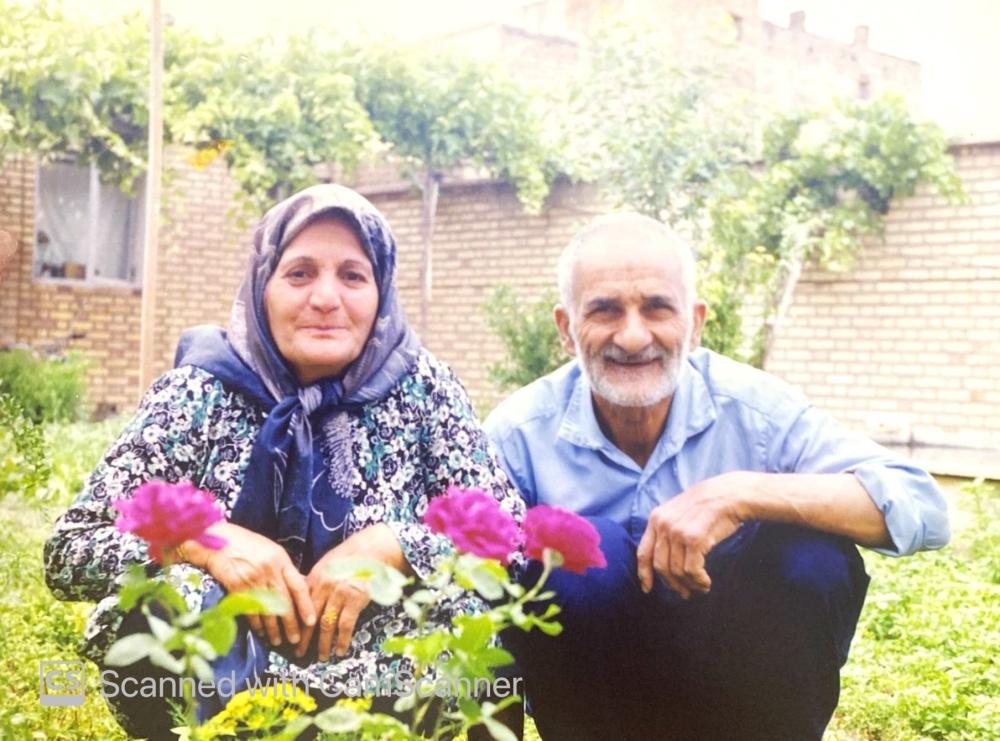 حاج  علی  کشاورز پور و حاجیه خانم رقیه بوستانی