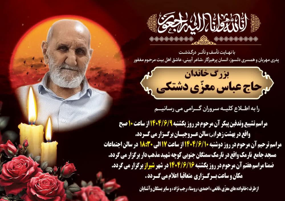 حاج عباس معزی دشتکی