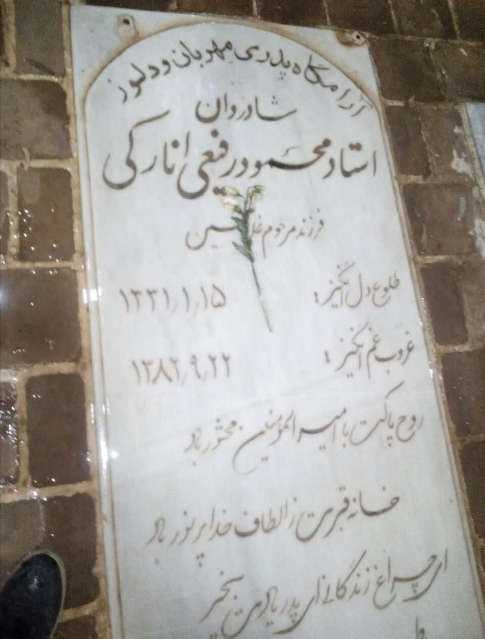 استاد محمود رفیعی