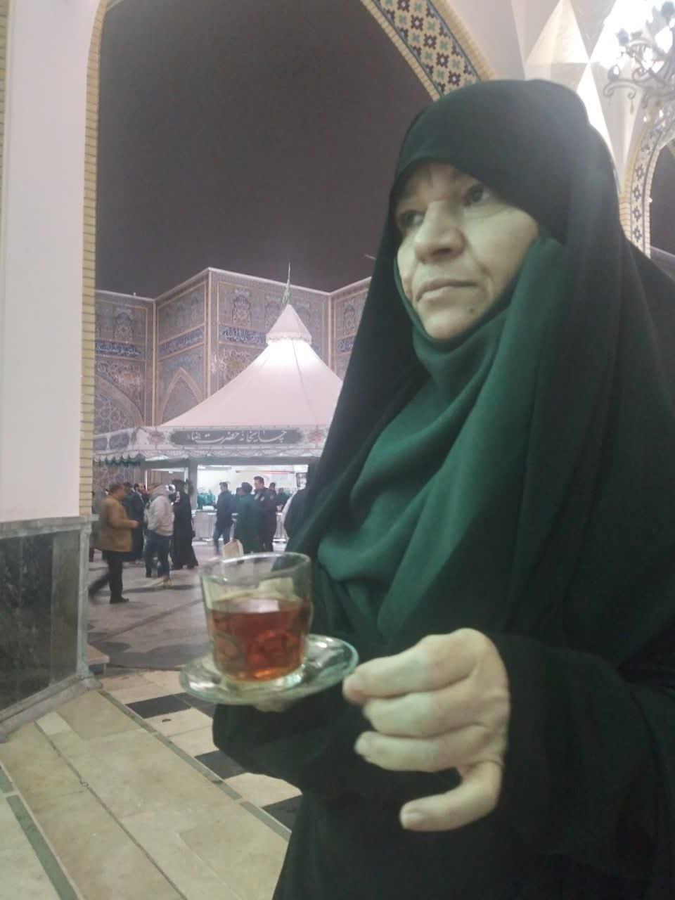 زائر حسین فاطمه حیدریه