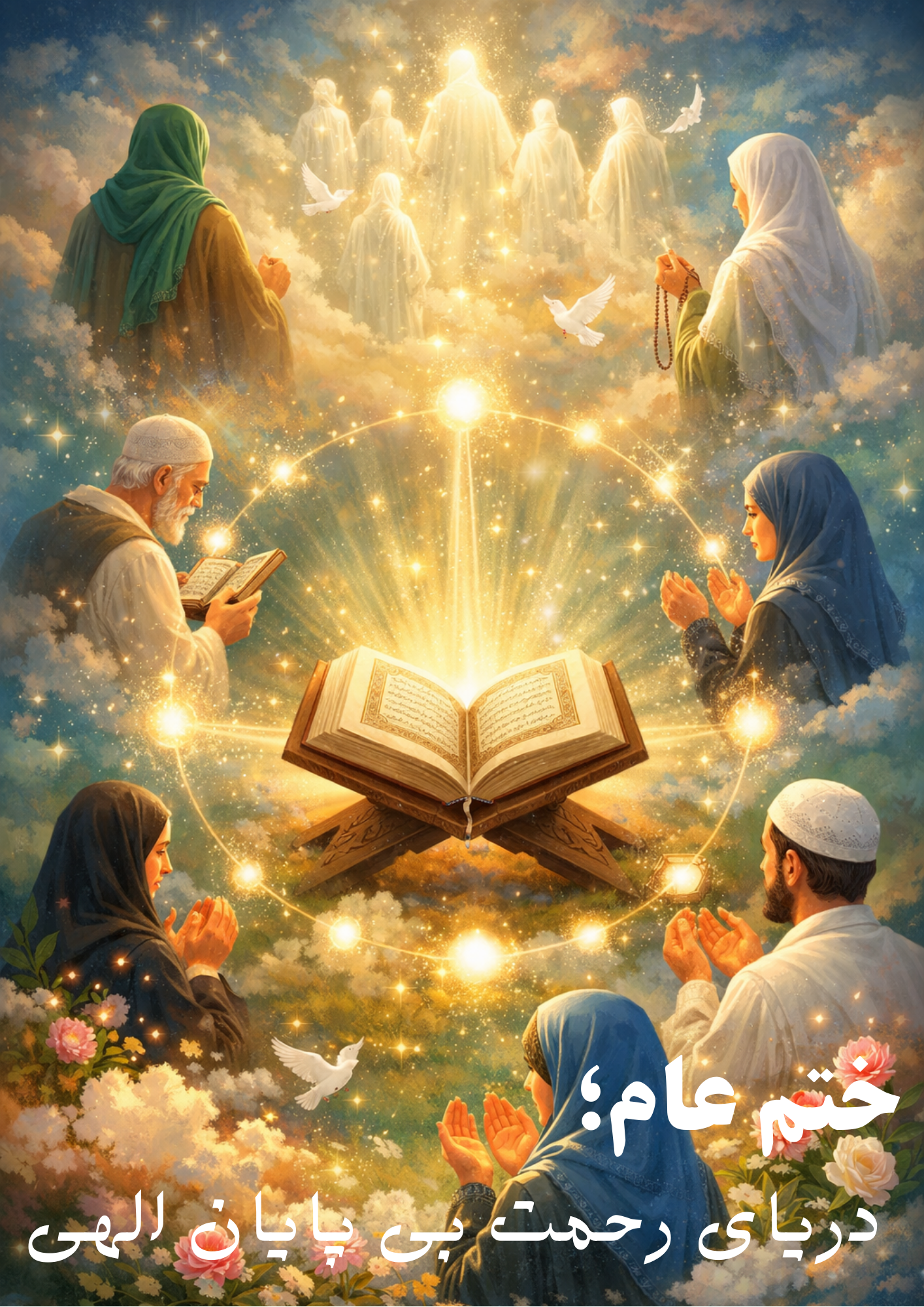 به نیت اتبیاء، اولیاء الله، شهدا و همه مؤمنين و مؤمنات