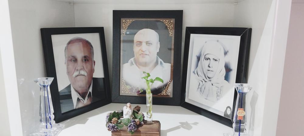 حاج هادی بشیری  و حاجیه خانم زهرا جلالی و حسن بشیری