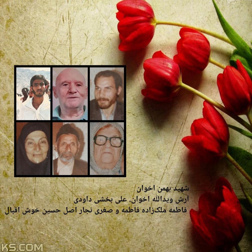علی بخشی داودی  صغرا و فاطمه نجار حسین خوش اقبال فاطمه ملک زاده اخوان