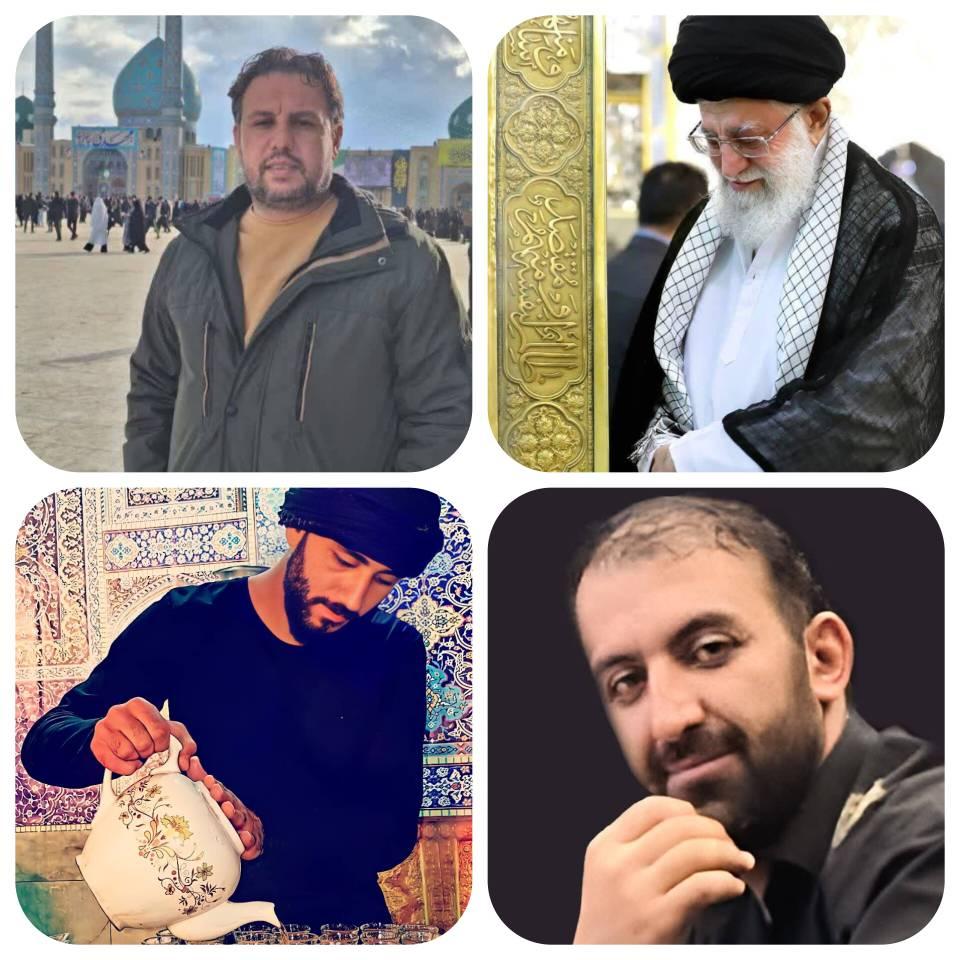 امام شهید سید علی خامنه ای رضا بختیاری، فرزاد چایچی، رضا رحیمی
