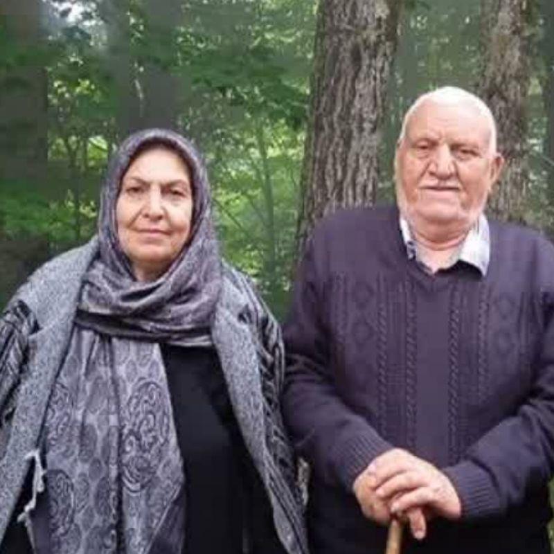 حاج لطفعلی میرزایی وحاج خانم شاهی