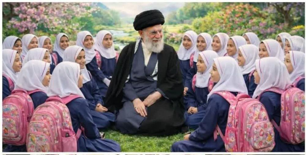 رهبر شهید آیت الله سید علی خامنه ای(ره) و شهدای دانش آموز مدرسه شجره طیبه میناب وشهدای جنگ رمضان
